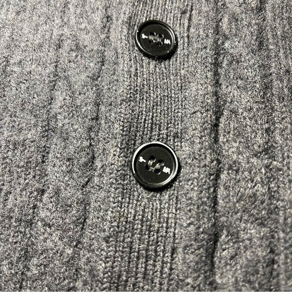 Modern Amusement Men Grey button down 100% merino wool vintage vest in size XXL - Picture 8 of 8